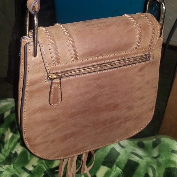 Franco Sarto San Paulo Fringe Style Shoulder Bag - Picture 7 of 8